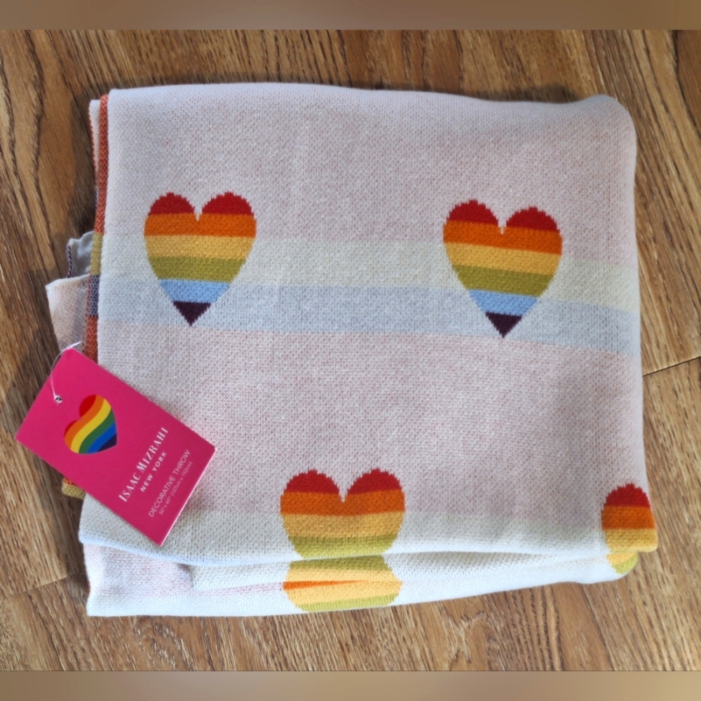 Isaac Mizrahi Reversible Pride Throw